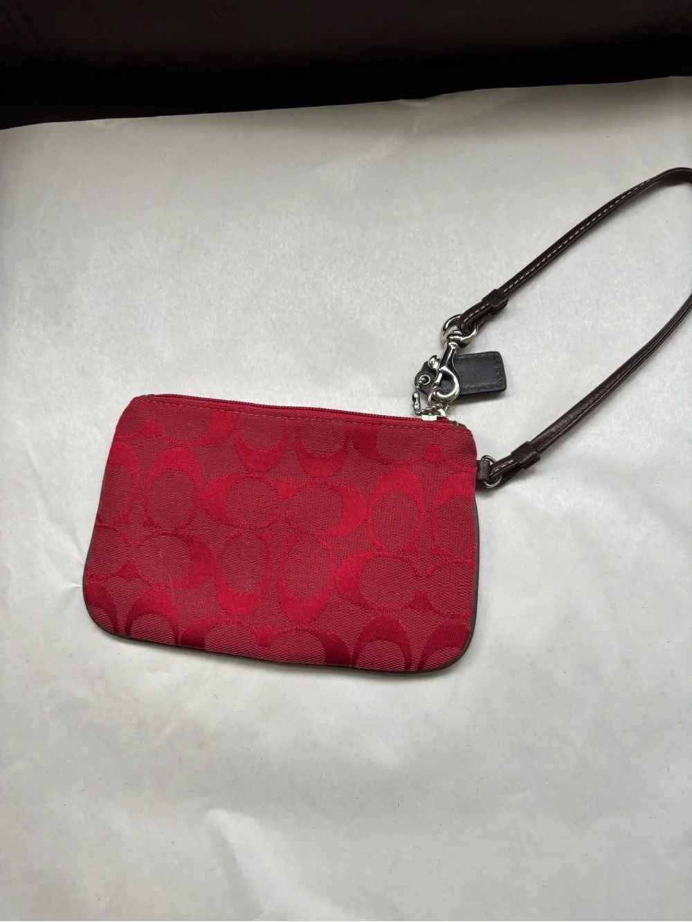 Coach brown red stylish